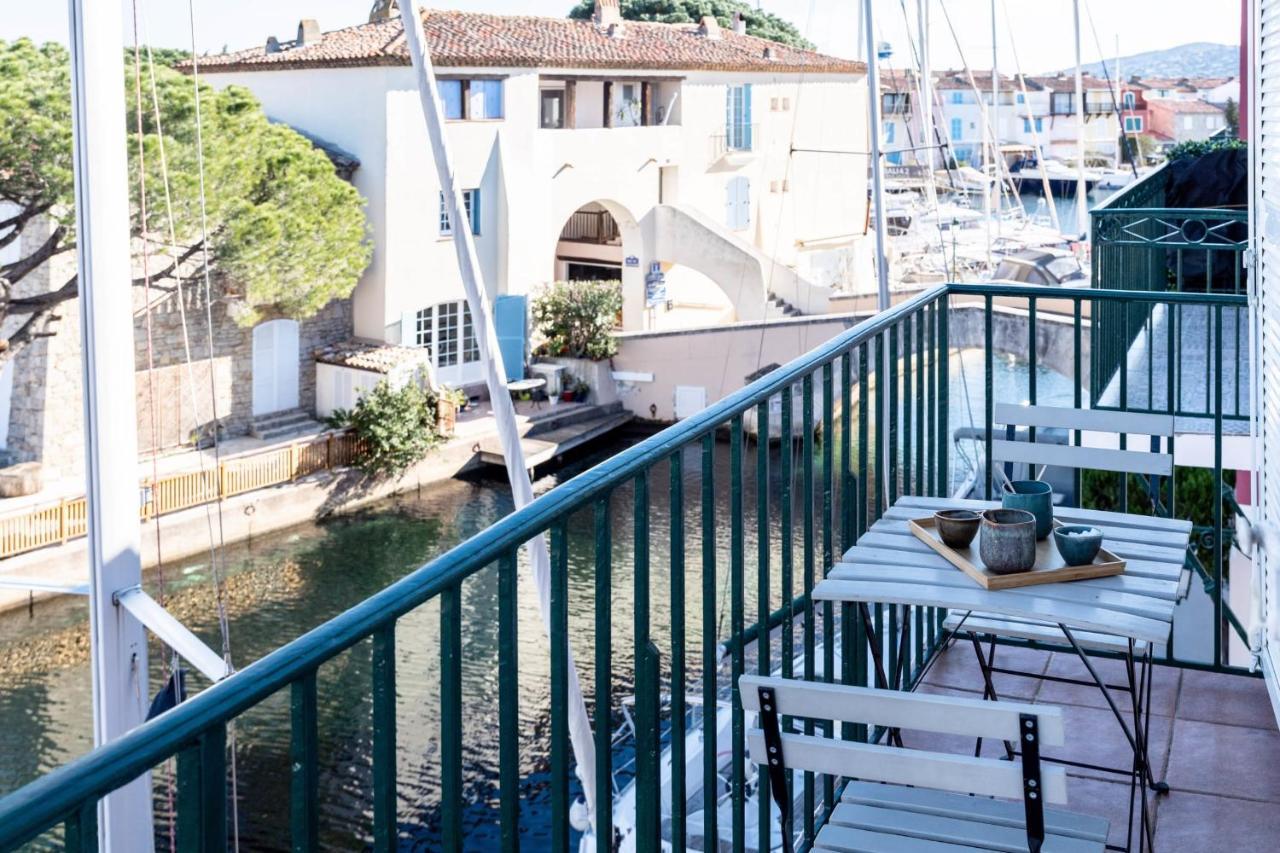 Bright Nest With Balcony And View On The Port Apartment Grimaud